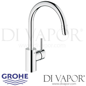 Grohe Concetto Single-Lever Sink Mixer - 2010 to 2012 - Kitchen Tap Spare Parts 32663001 GEN1